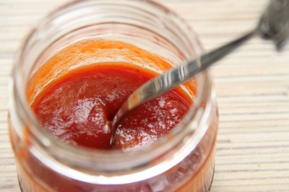 Фото для рецепта: Домашний кетчуп с болгарским перцем