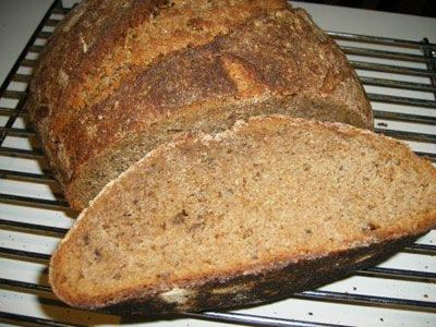 Фото для рецепта: Постный ржаной хлеб